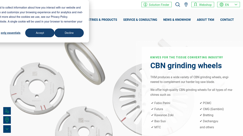 CBN grinding wheels