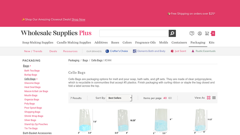 Cellophane, Poly, Eco-Friendly Bags