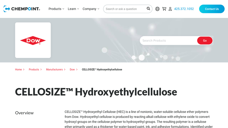 CELLOSIZE™ Hydroxyethyl Cellulose