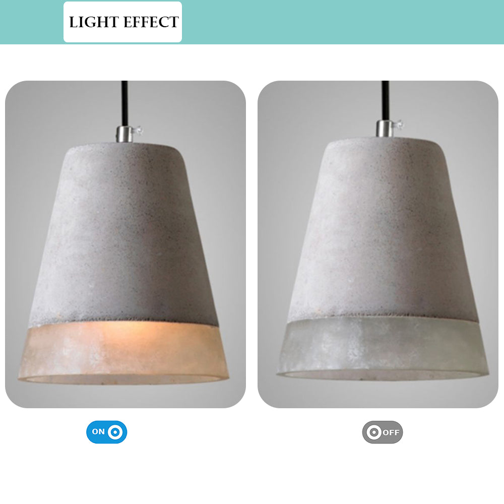 cement pendant lamp