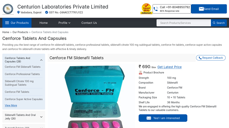 Cenforce Tablets And Capsules