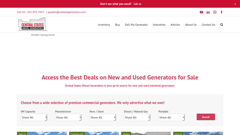 Central States Diesel Generators