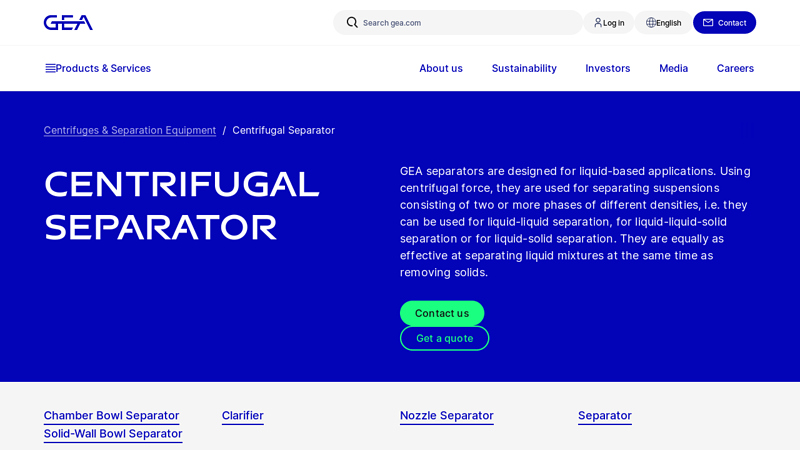 Centrifugal Separator