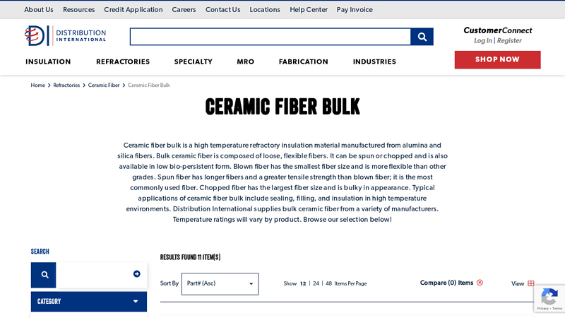 Ceramic Fiber Bulk
