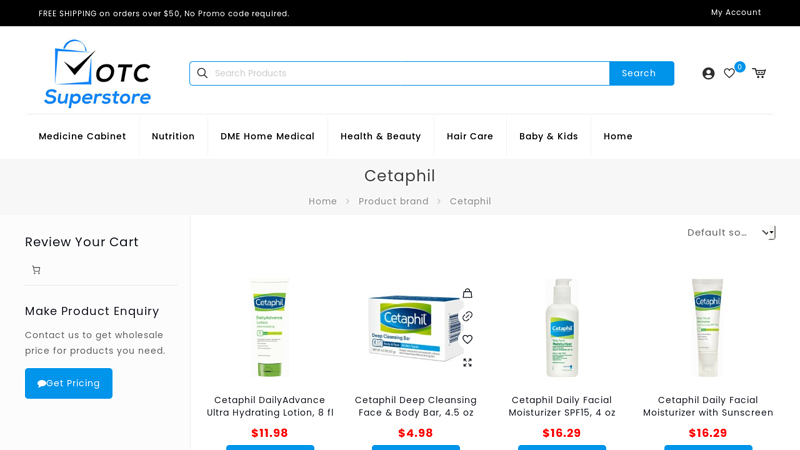 Cetaphil Products Wholesale Supplier & Distributor in USA
