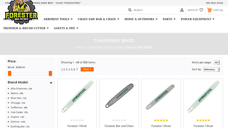 Chain Saw Bar & Chain
