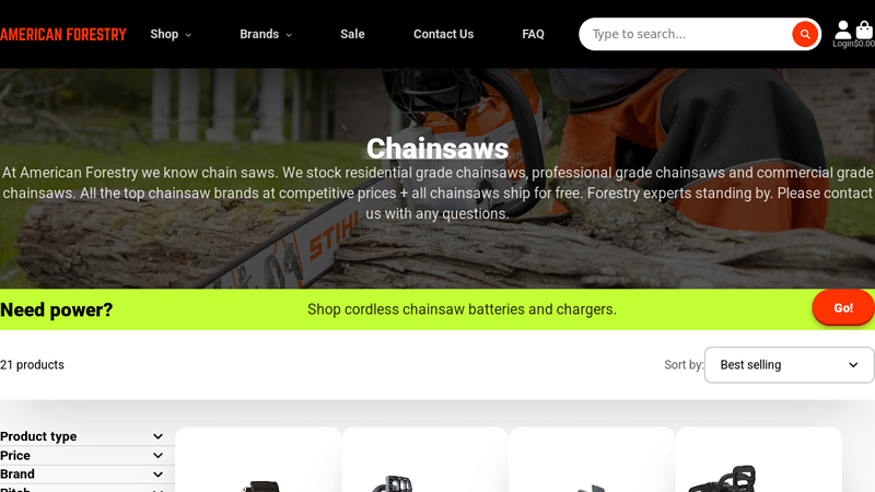 Chainsaws