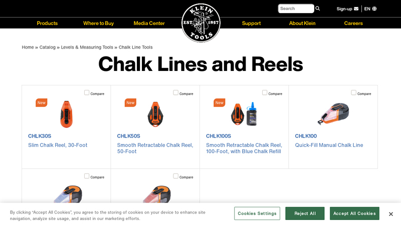 Chalk Lines and Reels