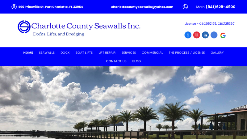 Charlotte County Seawalls: Marine Pros