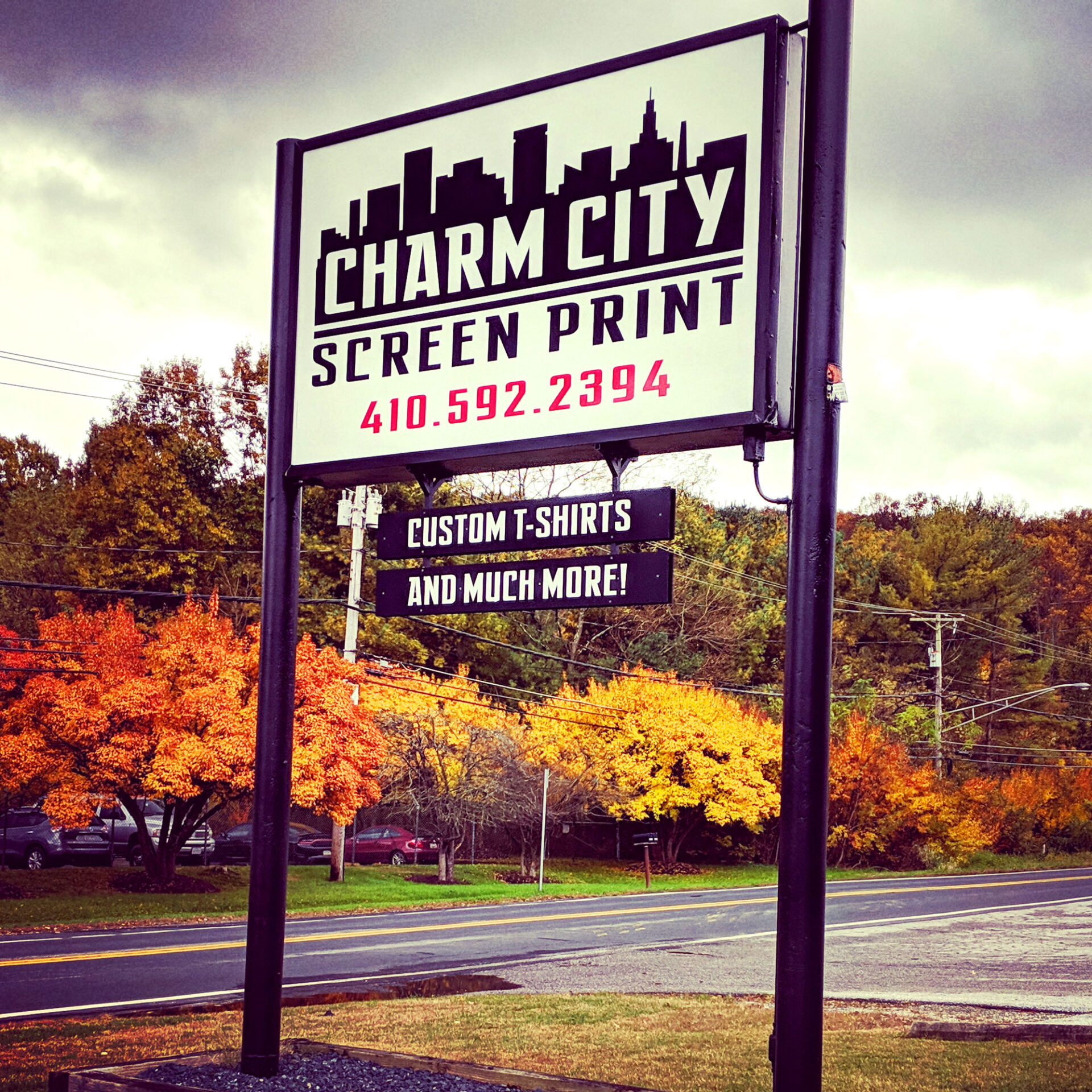 Charm City Screen Print custom t-shirts