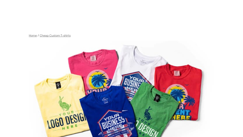Cheap custom t-shirts