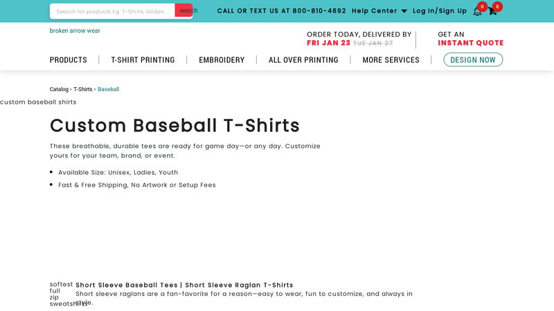 Cheap Custom Baseball Tees & Baseball Shirts custom t-shirts