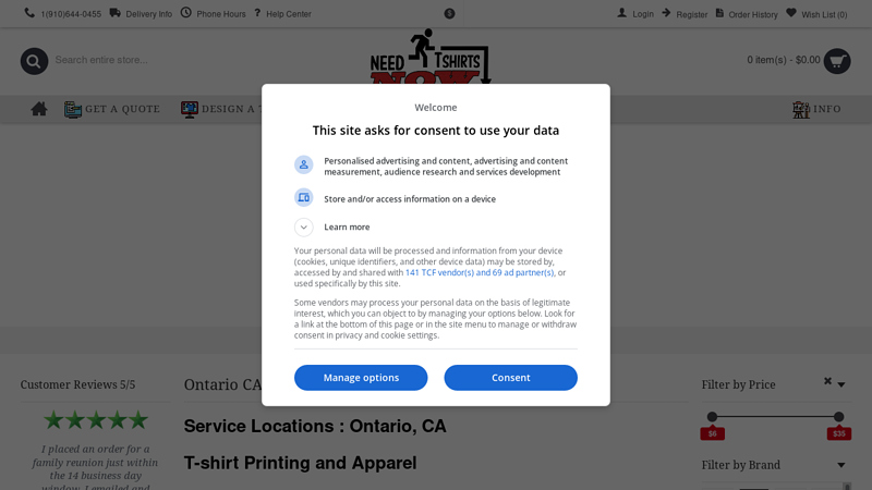 Cheap T-shirt Printing - Ontario CA custom t-shirts
