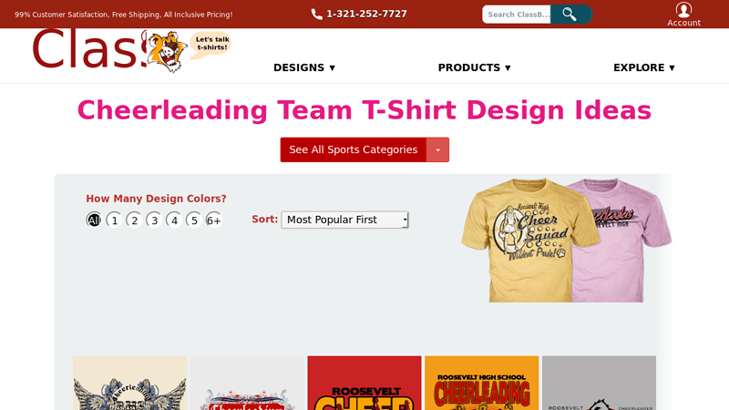 Cheerleading Team T custom t-shirts