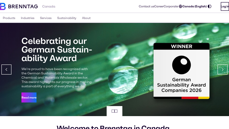 Chemical Distribution in Canada