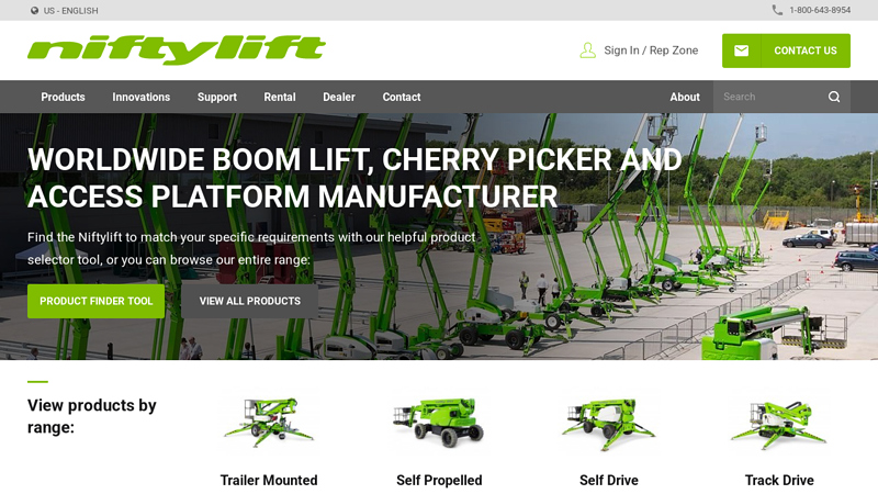 Cherry Picker, Boom Lift & Work Platforms