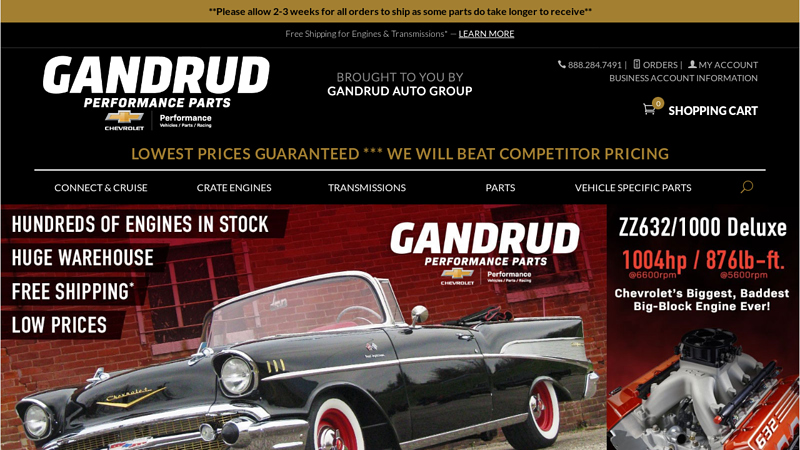Chevrolet and GM Performance Parts for your Hot Rod, Car, or Truck