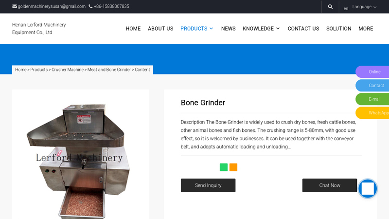 China Bone Grinder Suppliers Factory