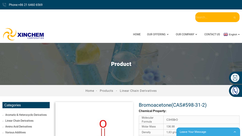 China bromoacetone(CAS#598