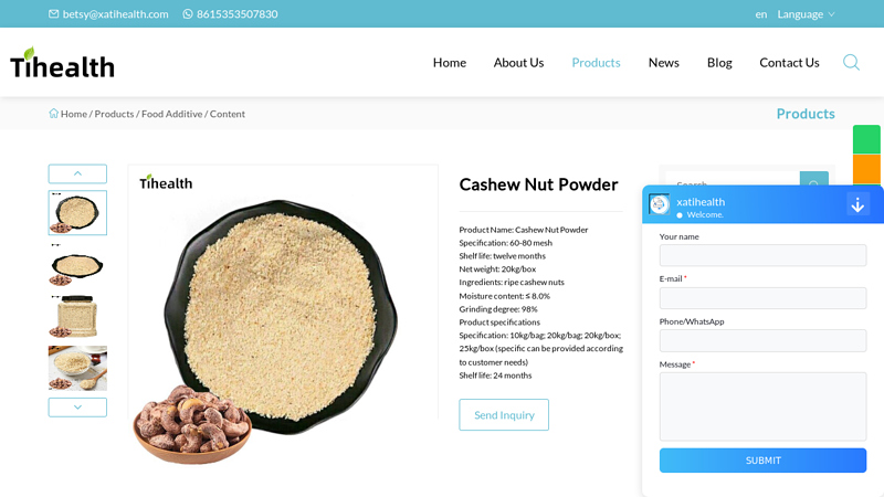 China Cashew Nut Powder Manufacturers Suppliers Factory