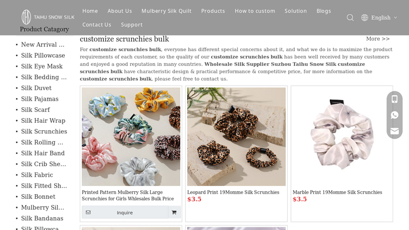 China customize scrunchies bulk manufacturers ...