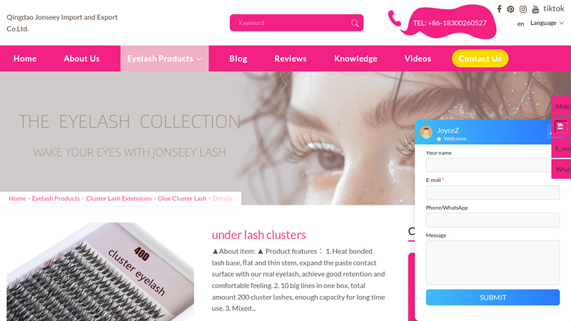 China Customized under lash clusters Suppliers, Manufacturers