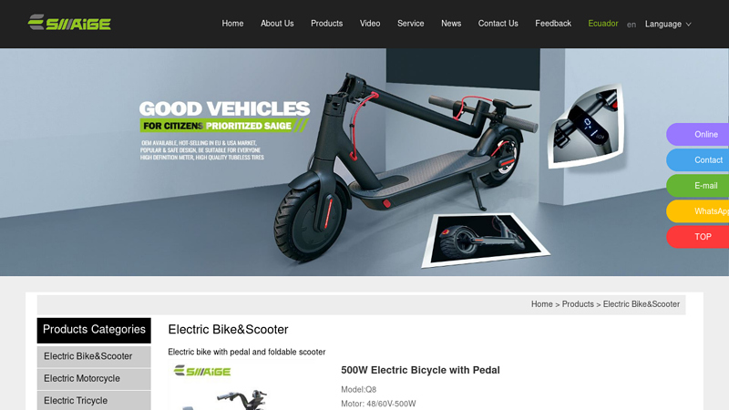 China Electric Bike&Scooter Manufacturers Suppliers