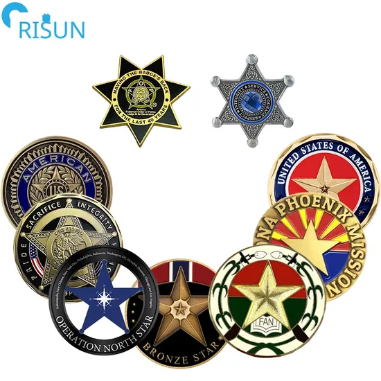 China factory to make metal badges, coins, medallions