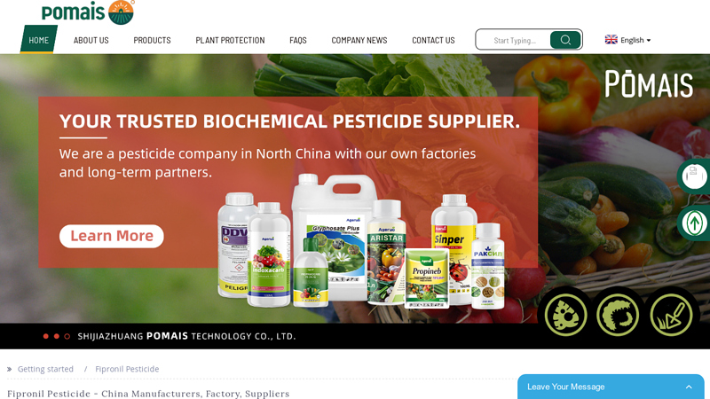 China Fipronil Pesticide Manufacturers and Suppliers, Factory