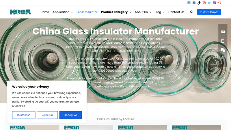 China Glass Insulator Manufacturer