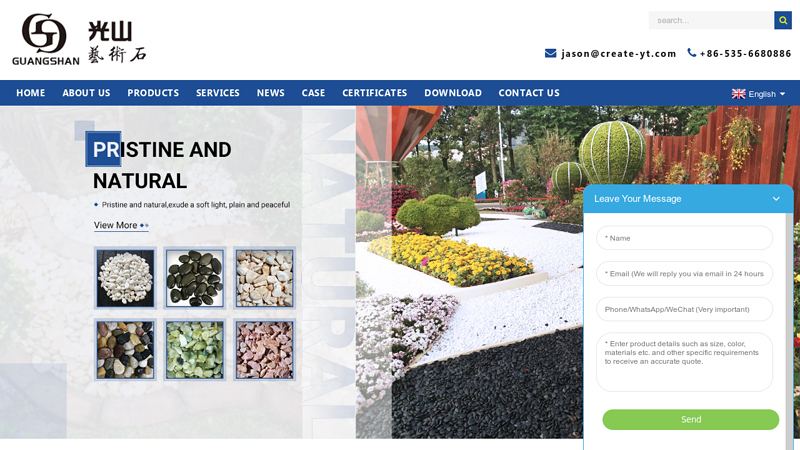 China Glow In The Dark Stones Manufacturer and Supplier, Factory