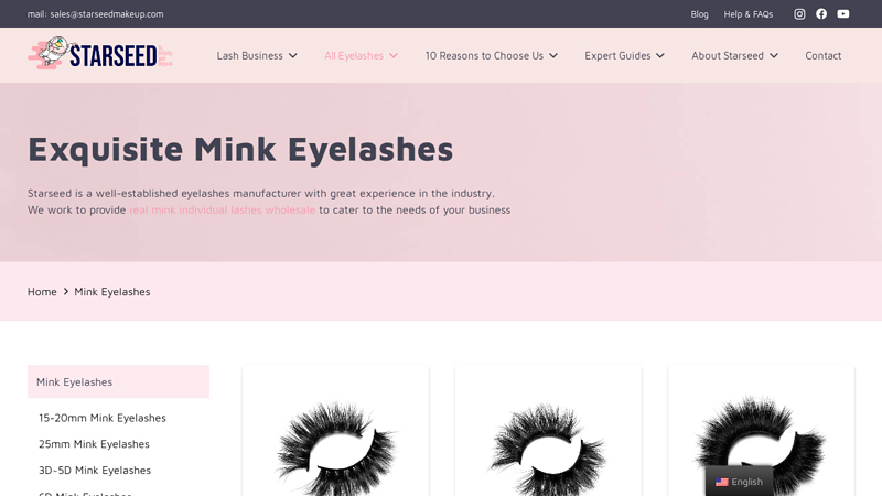 China Mink False Eyelashes Manufacturer with Private Label