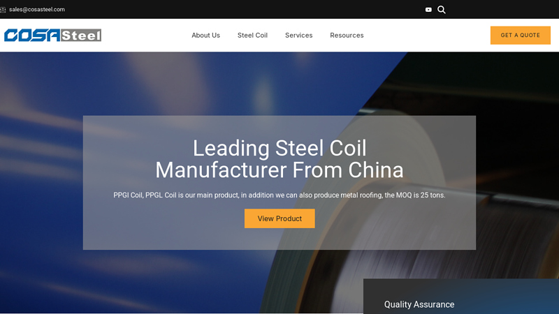 China PPGI Steel Coil Manufacturer