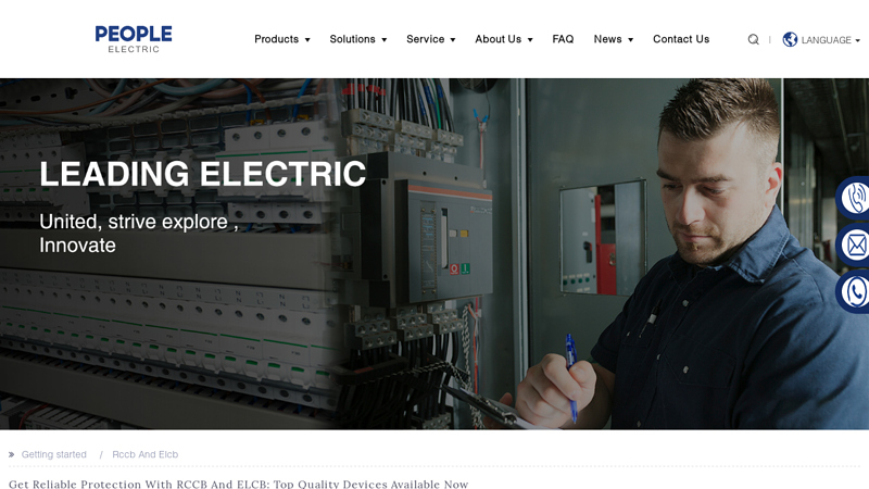 China Rccb And Elcb Factory