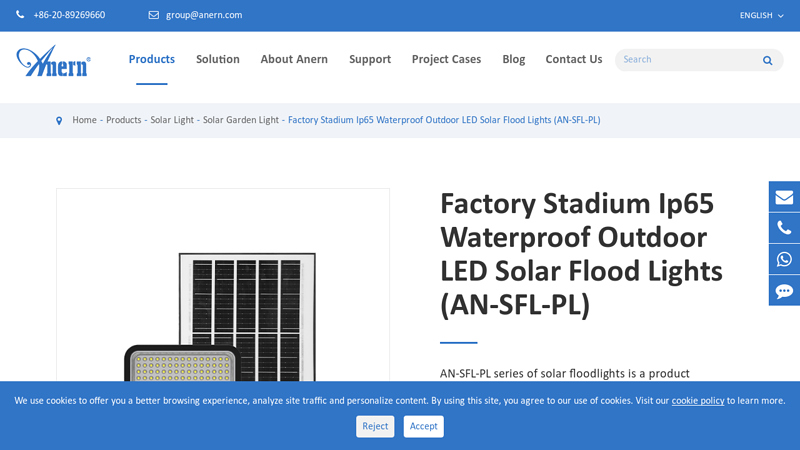 China Solar LED Floodlight Manufacturer