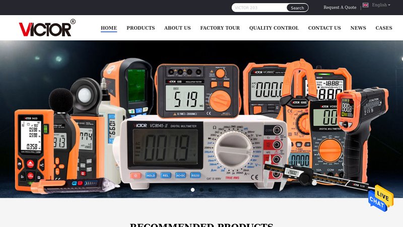 China VICTOR Digital Multimeter & Digital Clamp Multimeter factories