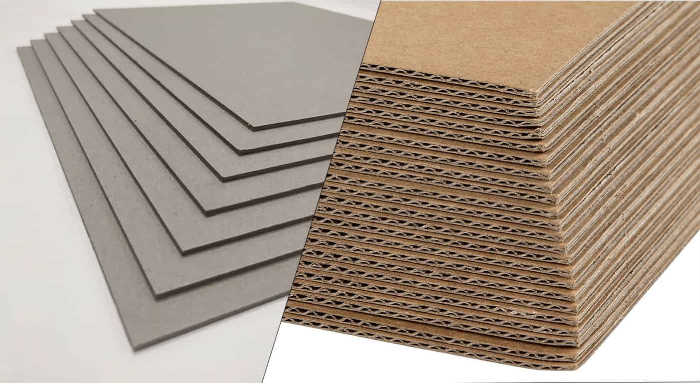 Chipboard vs Cardboard