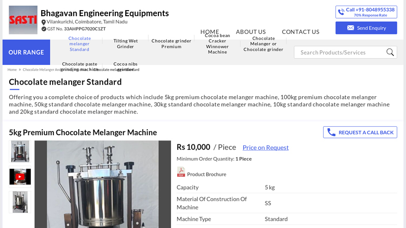 Chocolate melanger Standard