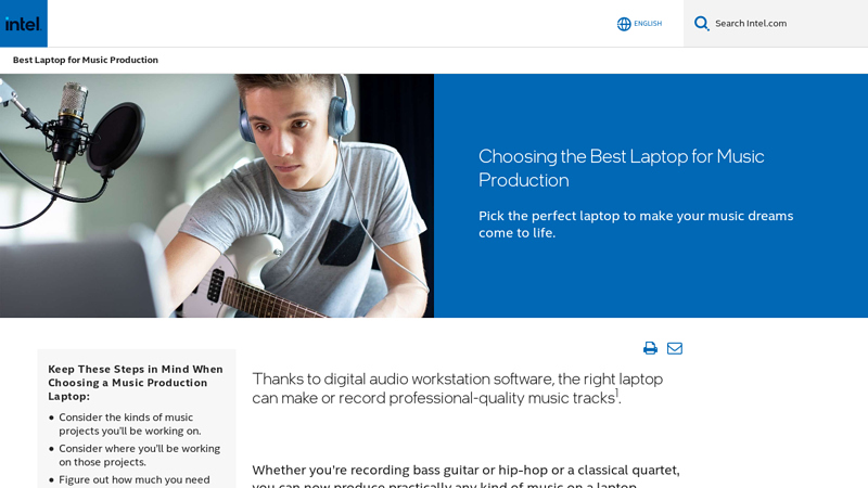 Choose the Best Laptop for Music Production