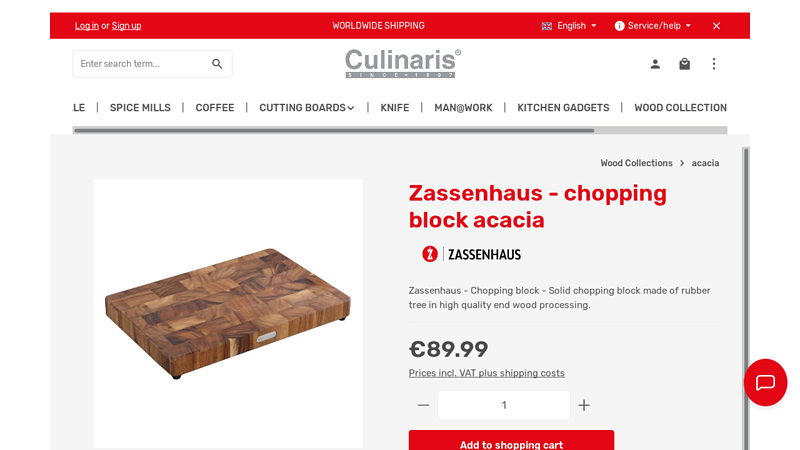 chopping block acacia