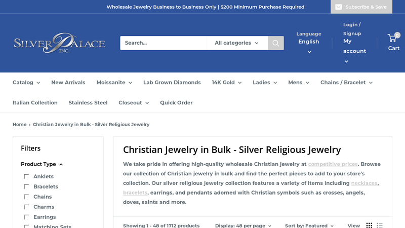 Christian Jewelry in Bulk