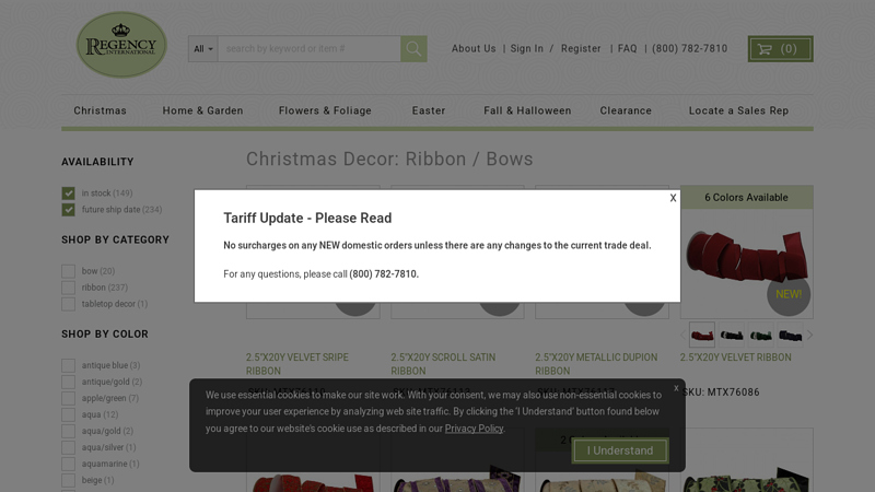 Christmas Decor: Ribbon / Bows