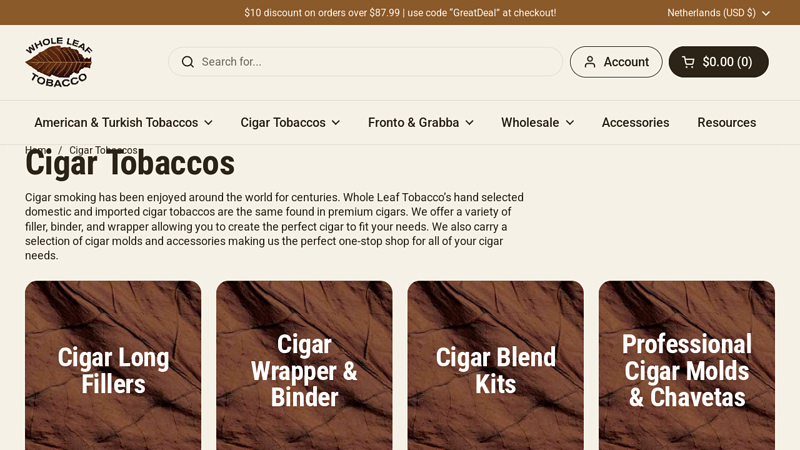 Cigar Tobaccos & Products