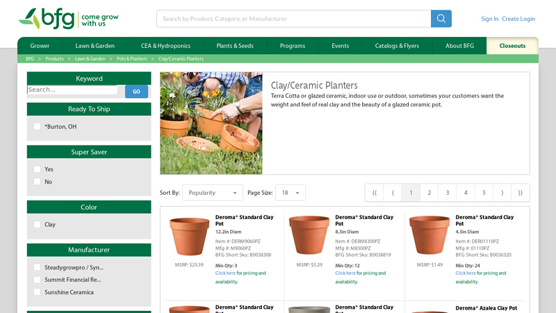 Clay/Ceramic Planters