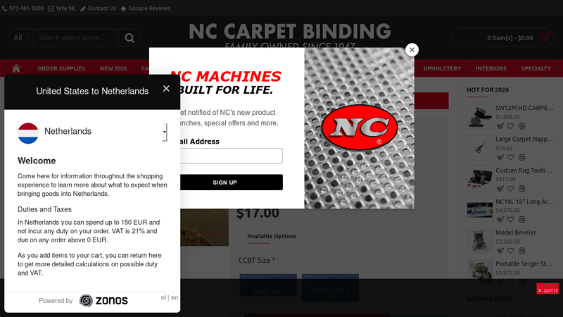 Clear Carpet Binding Tape