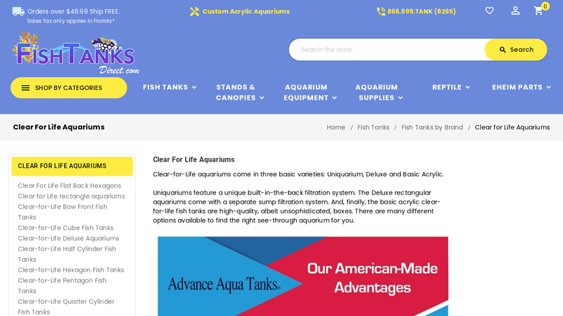 Clear for Life Aquariums