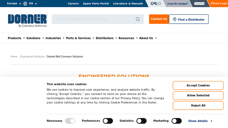 Cleated Belt Conveyor Solutions