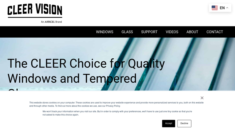 Cleer Vision Windows and Tempered Glass