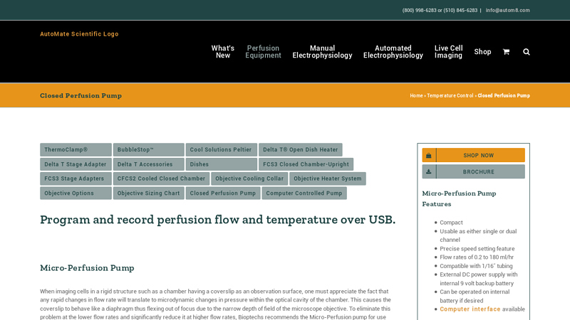 Closed Perfusion Pump