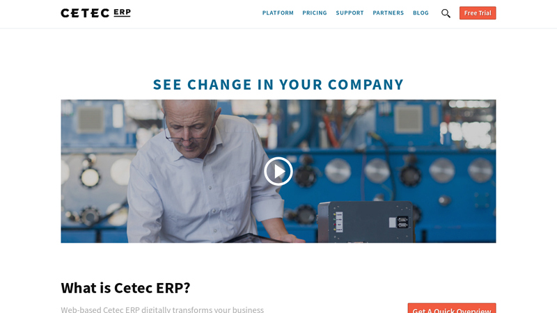 Cloud ERP Software For Manufacturing And Distribution